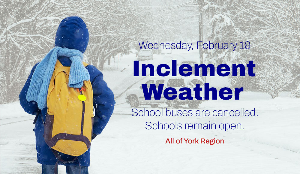 Inclement Weather Day: February 18, 2026
